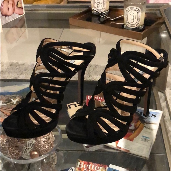 Prada Shoes - Prada Strappy Platform Heels